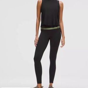 Lululemon Fast and Free High-Rise Tight 28" Pockets Black size 8 (P)